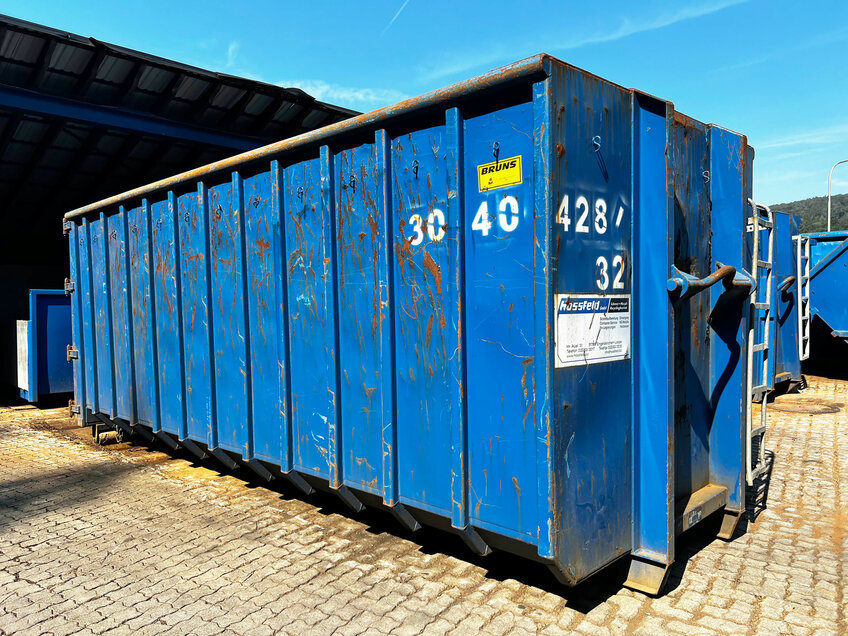 Hoher Abrollcontainer 33 cbm von Hossfeld 