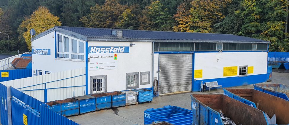 Werk 1 der Hossfeld GmbH in Engelskirchen | Entsorgung und Schrottaufbereitung